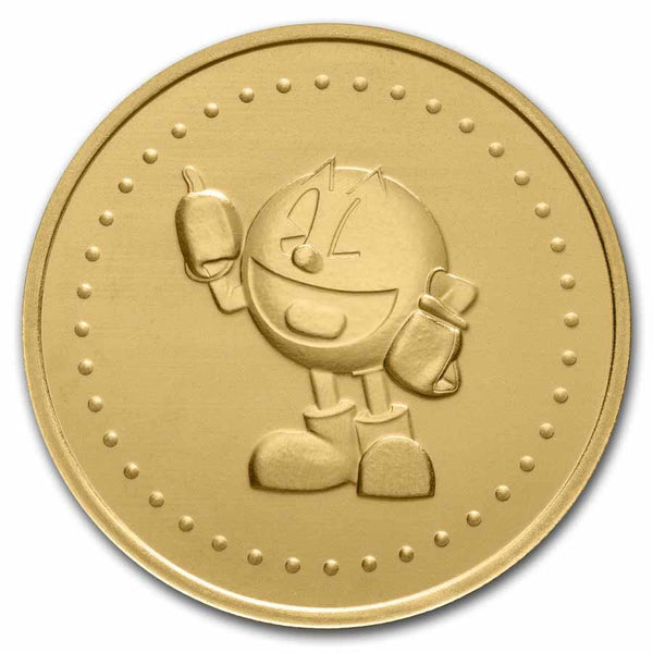 1 oz Gold - Slot Medal - PAC-MAN Game Token