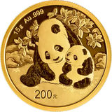 15g Gold China Panda 2024