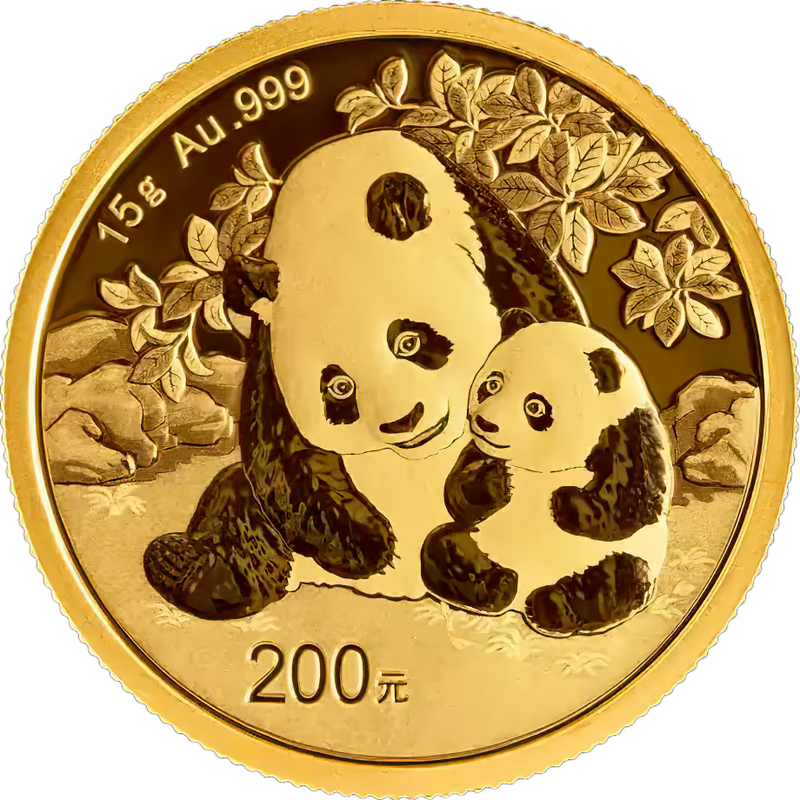 15g Gold China Panda 2024