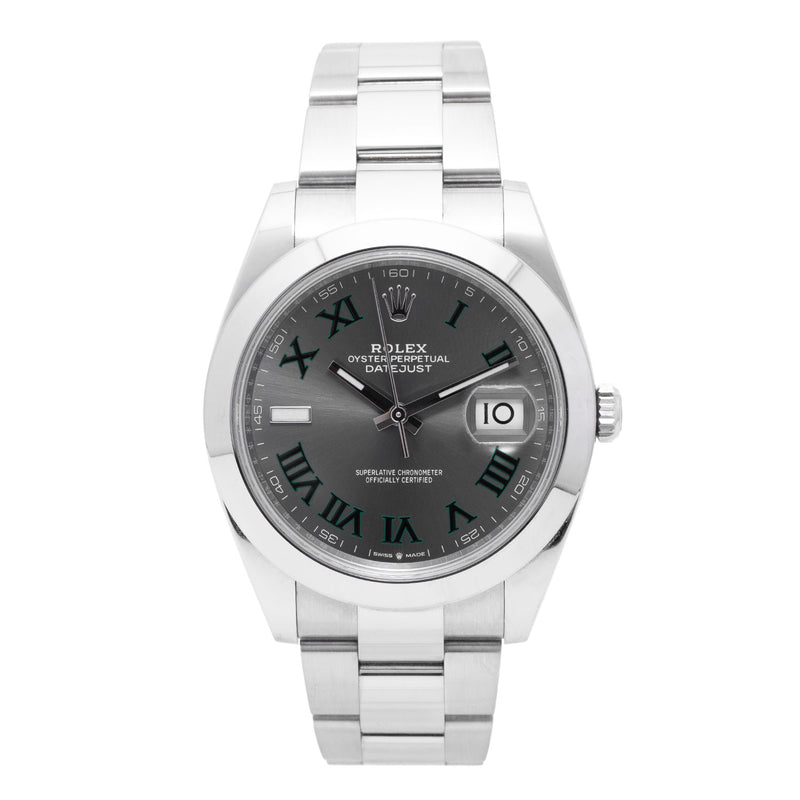 Datejust 41mm Wimbledon Dial 2023 Oyster 126300