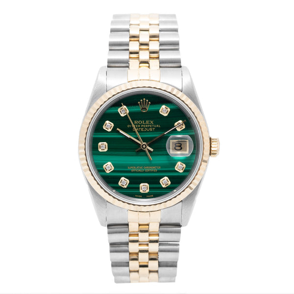 Datejust 36mm Malachite Diamond Dial 1989 - 16233