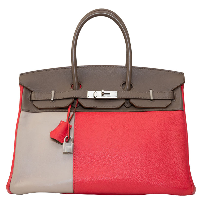 Hermés Limited Edition 35cm Tri-Color