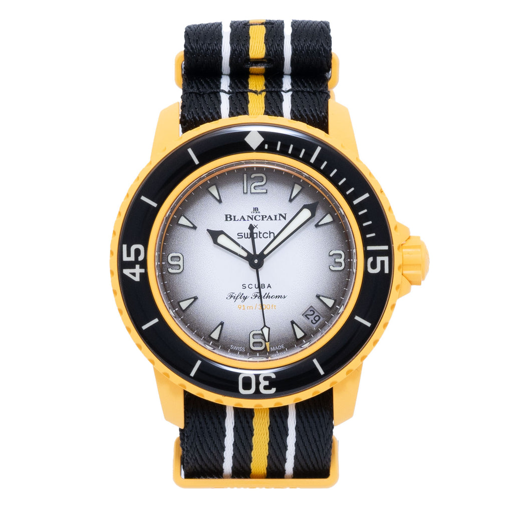 Swatch x Blancpain Fifty Fathoms Pacific Ocean 2023 – Marc Gebauer  Lifestyle GmbH