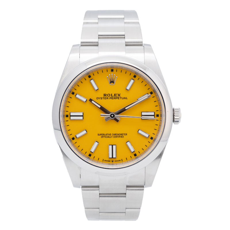 Oyster Perpetual 41mm Yellow 2021 Full Set - 124300