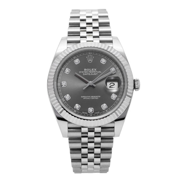Datejust 41mm Rhodium Diamond Dial 2018 - 126334 – Marc Gebauer
