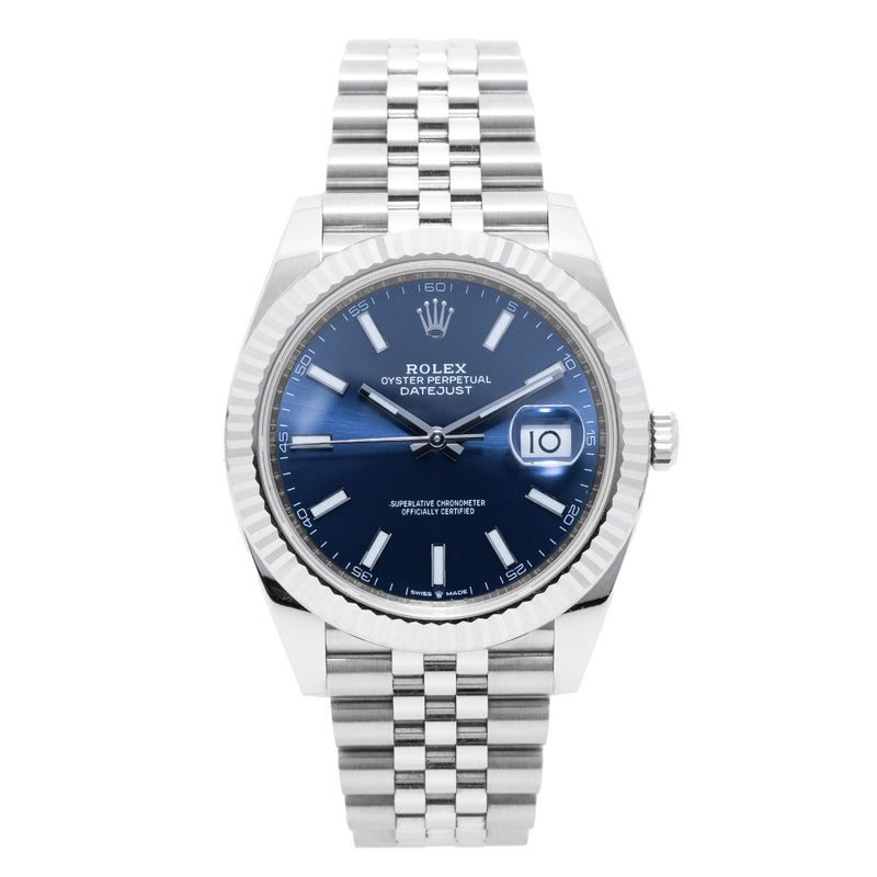 Datejust 41mm Blue Dial 2018 - 126334