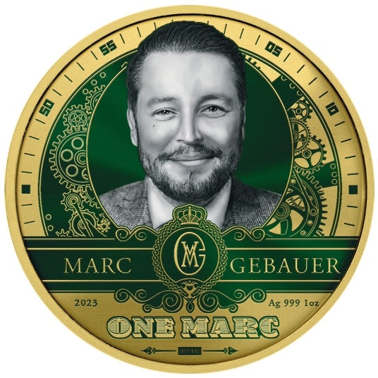 1 ounce silver Marc Gebauer PP Lucky One (Mintage: 100 | Proof)