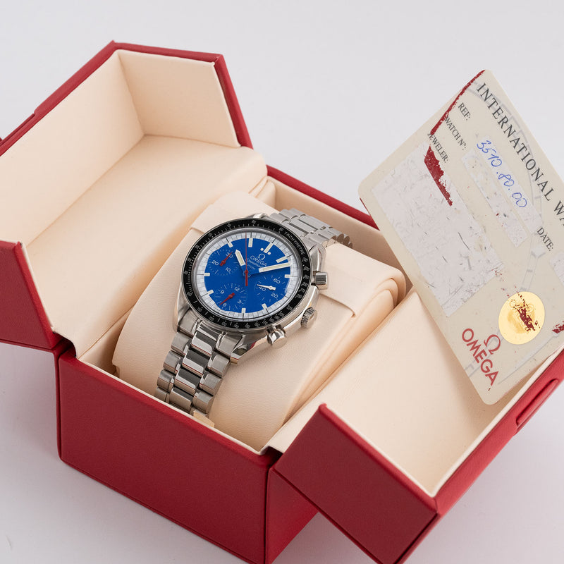 Omega Speedmaster Racing Cart Blau - 3510.80.00