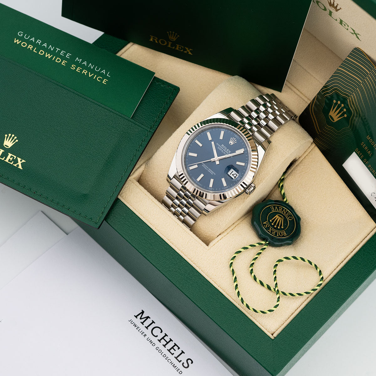 Datejust 41mm Blue Dial 2024 LC100 - 126334 – Marc Gebauer 