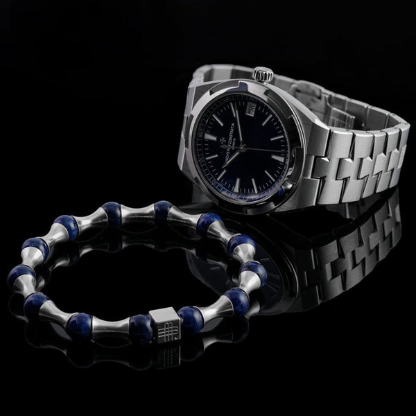 Bracelet Blue Wave - the GREATEST TIMEPIECE - 925 sterling silver