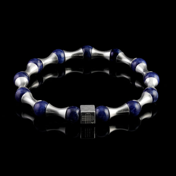 Bracelet Blue Wave - the GREATEST TIMEPIECE - 925 sterling silver