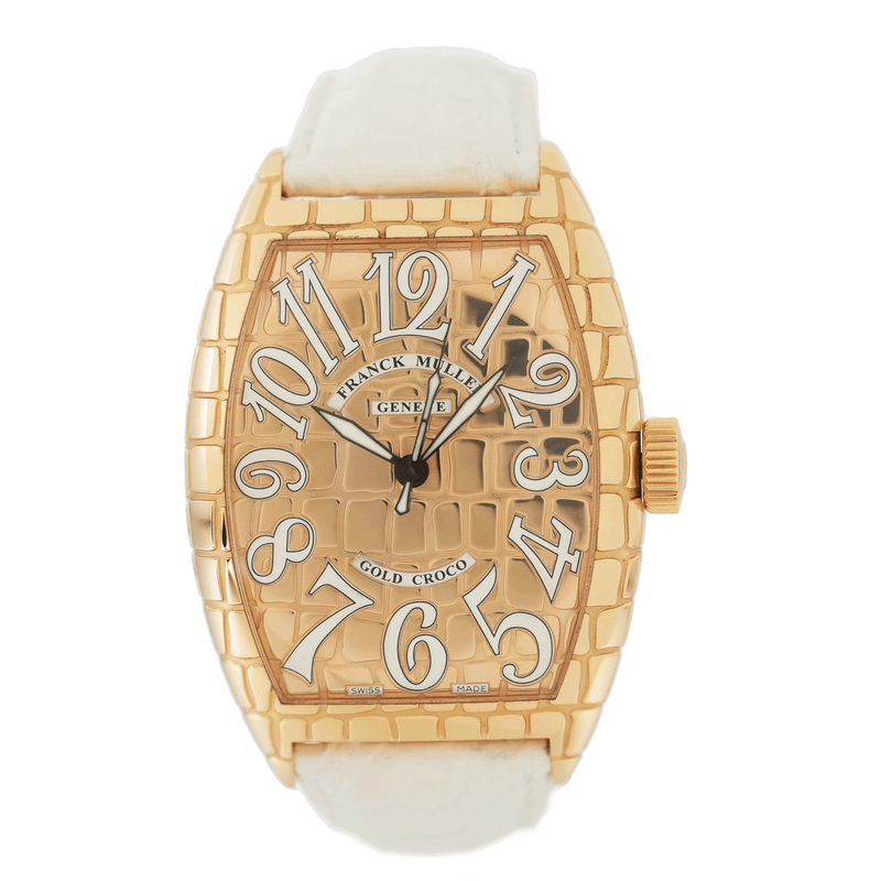 Franck muller gold discount croco