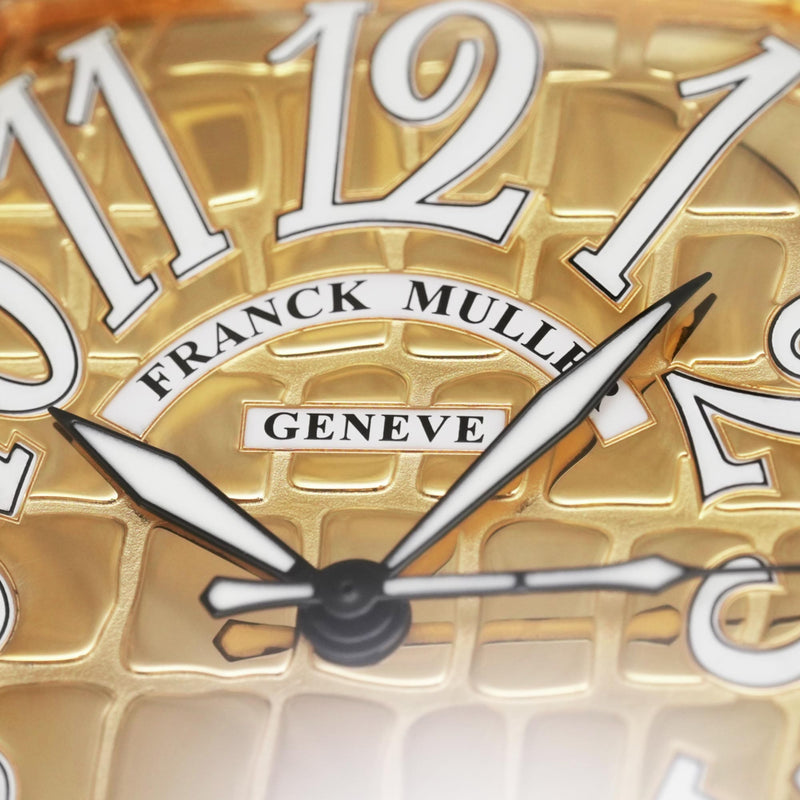 Franck muller hot sale gold croco