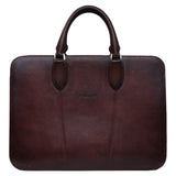 Brown Briefcase - Santoni