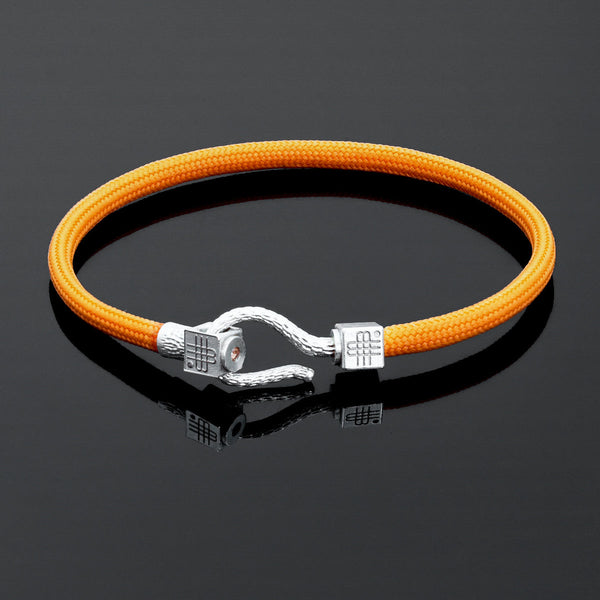 Bracelet  ORANGE SEA - 925 sterling silver with an orange topaz